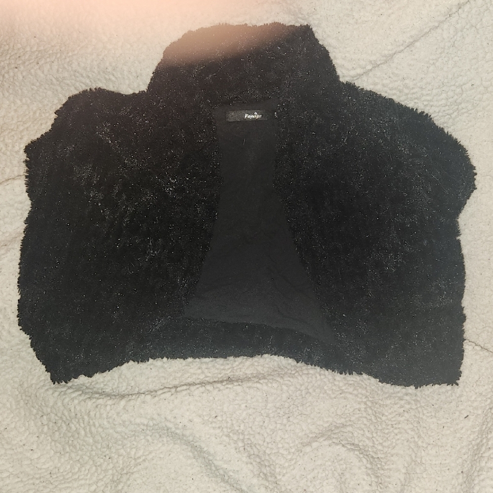 Papaya Black Teddy Jacket